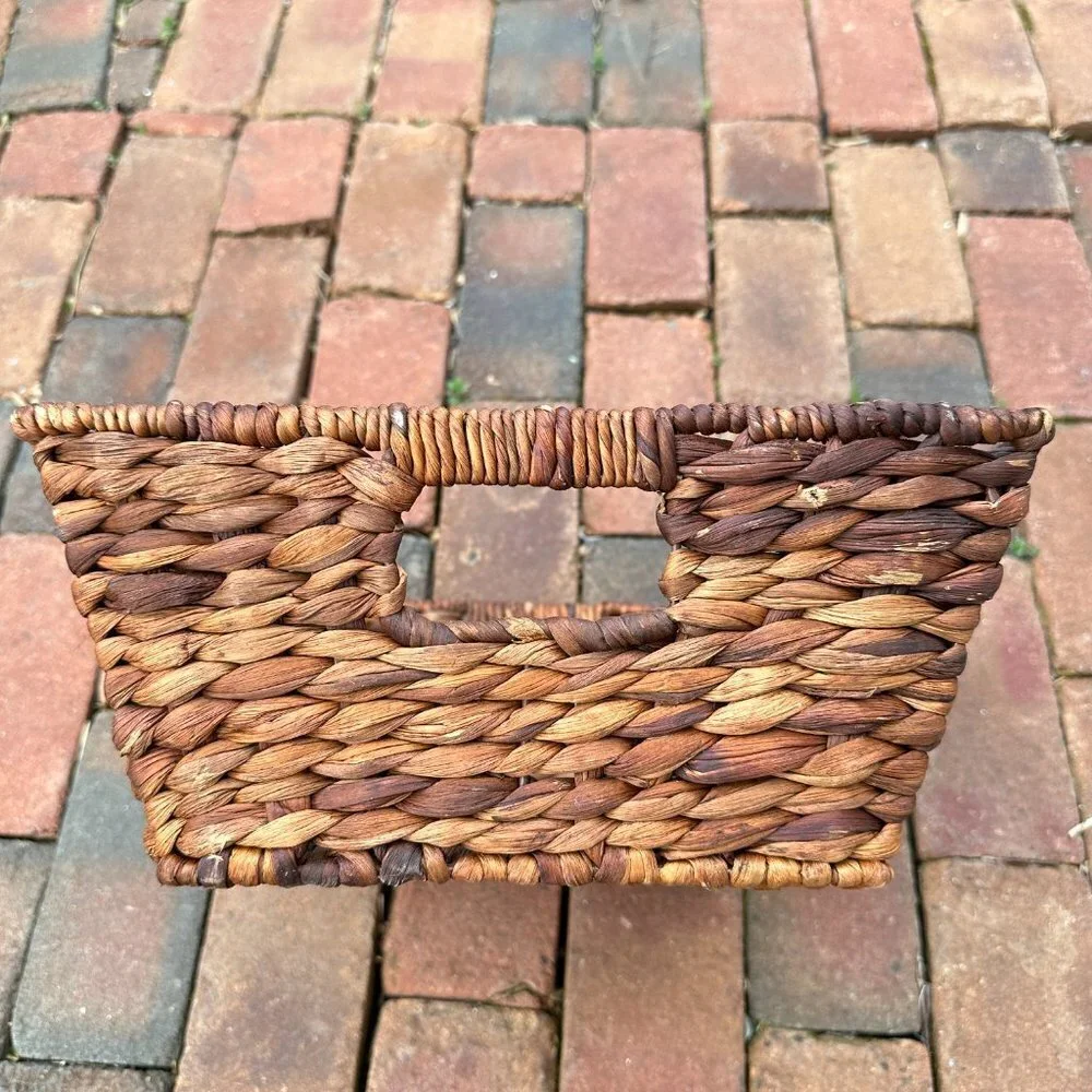 Woven Hyacinth Storage Basket